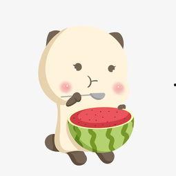 吃瓜小熊小狗,吃瓜小熊与小狗的欢乐日常