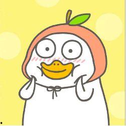 吃瓜鸭卡通图片